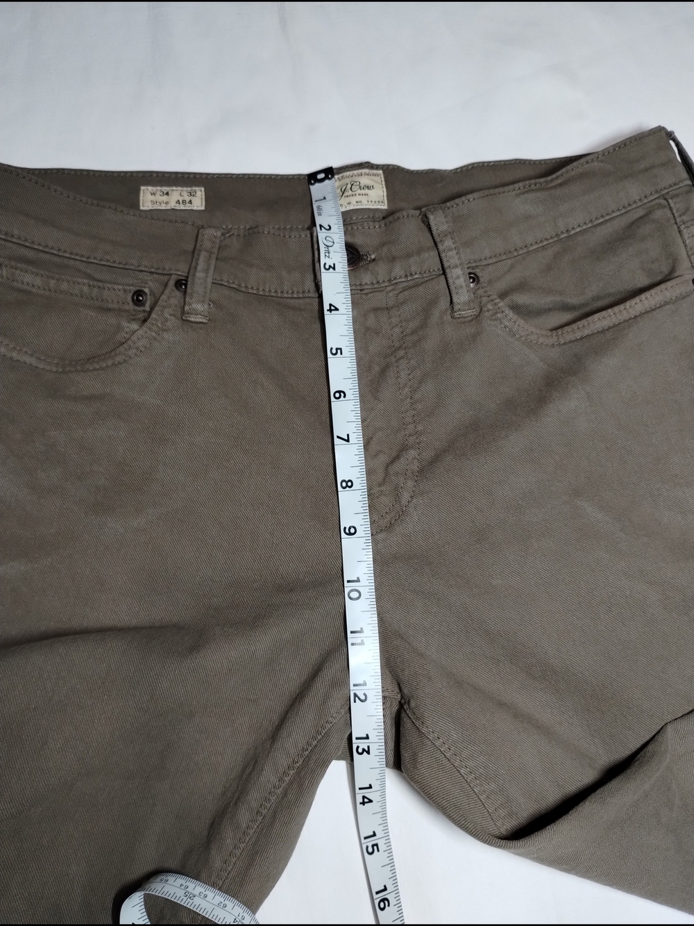 J. Crew Slim Straight Khaki Brown Chinos - Picture 7 of 10